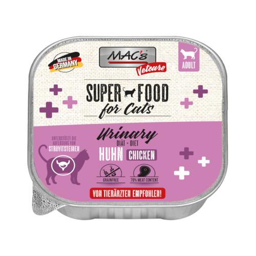 Sparpaket: 32x 100g MAC's Vetcare Katze Urinary Huhn Katzenfutter nass