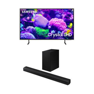 Samsung DU7200 Series 55" 4K HDR Smart LED TV & HW-B550D 3.1-Channel Soundbar Syste UN55DU7200FXZA