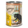 Feringa Selected Recipes 6 x 400 g Umido per gatto - Pollo con Cheddar e Pesto