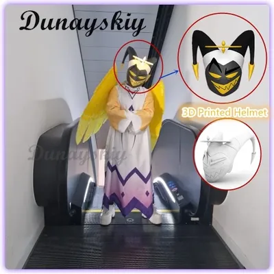 Adam Kopf bedeckung Kig Maske mit Hörnern Anime Cartoon Hotel Cosplay Kostüm Zubehör Requisiten Männer Frauen Maskerade Kopf bedeckung Dekor Image