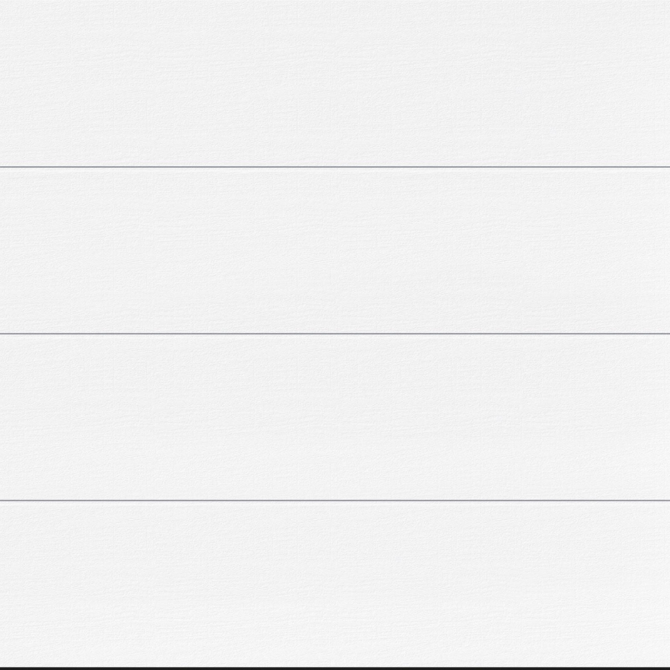 HÖRMANN Sektionaltor LPU42 mit Zarge L-Sicke verkehrsweiß, Woodgrain, 2375x2250 mm,Zarge mit N-Beschlag Image