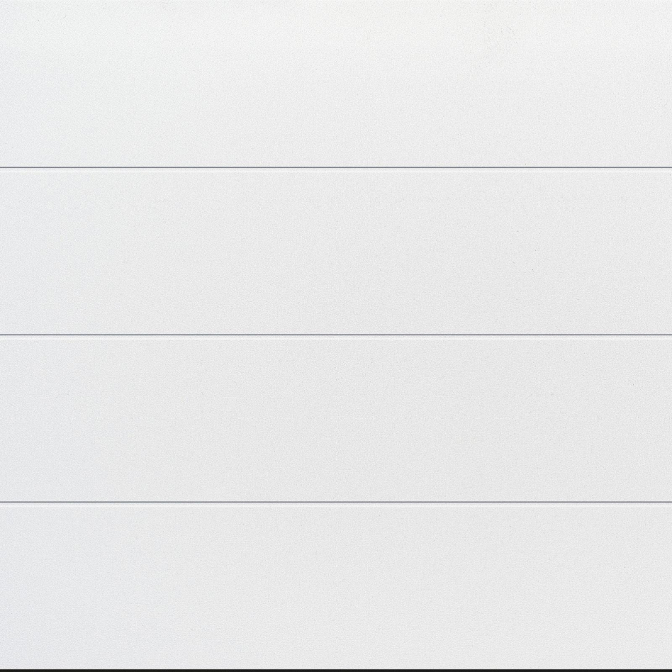 HÖRMANN Sektionaltor LPU42 mit Zarge L-Sicke verkehrsweiß, sandgrain, 2375x2250 mm,Zarge mit L-Beschlag Image