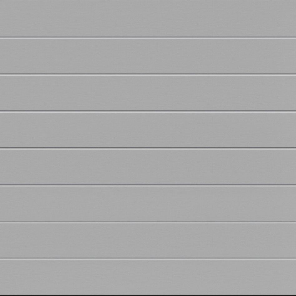 HÖRMANN Sektionaltor LPU42 mit Zarge M-Sicke weißaluminium, Zarge mit L-Beschlag, 2375x2125 mm Image