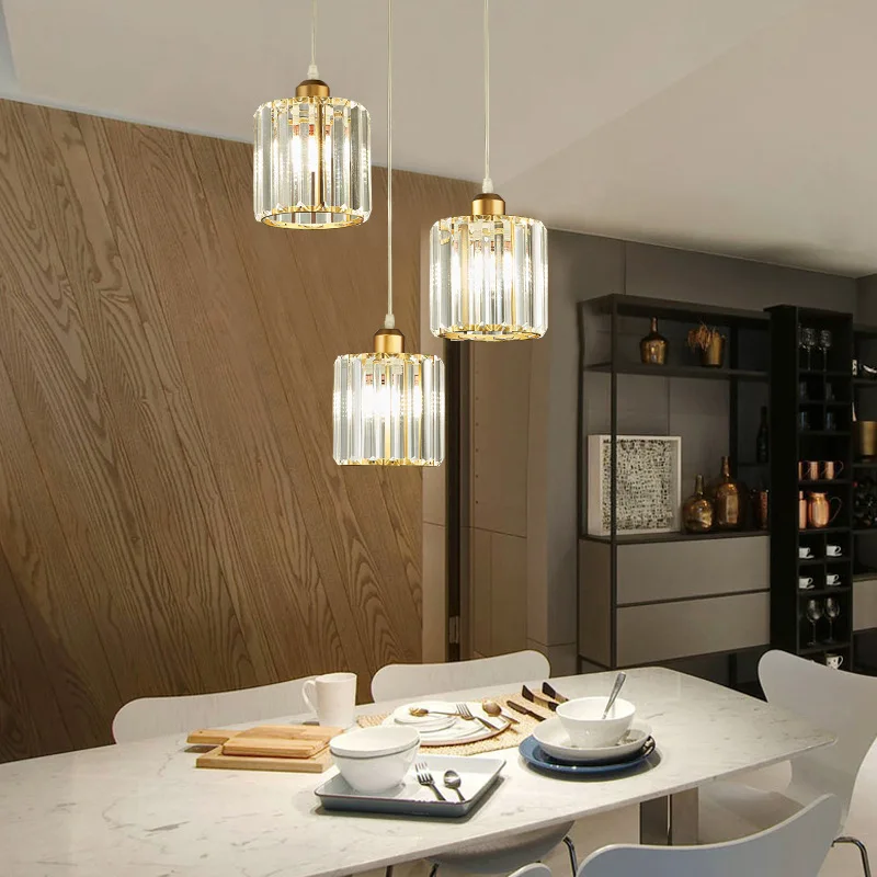Moderne Anhänger Licht Innen K9 Led E27 Kristall Kronleuchter Luxus Decke Lampe Schlafzimmer Wohnzimmer Esszimmer Glanz Leuchte