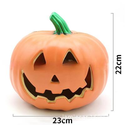 Halloween Pumpkin Decorations Outdoor Garden Decorations LED Lantern Scene Layout With Many Expressions Funny Pumpkin Lantern Decoration Easter Hollow Big Pumpkin Glowing