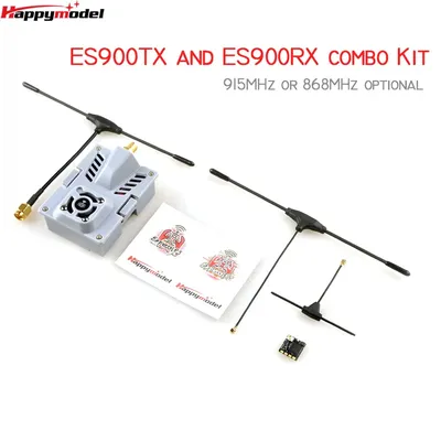HappyModel ES900TX ES900RX 915Mhz 868MHz ExpressLRS ELRS RF Module Receiver Set for RC Airplane FPV