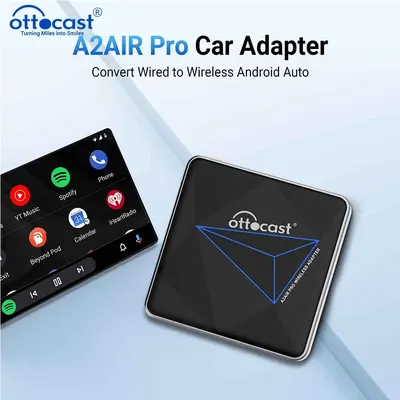 OTTOCAST A2Air Pro Wireless Android Auto Adapter for Android Phone Smart Box Car Accessories for