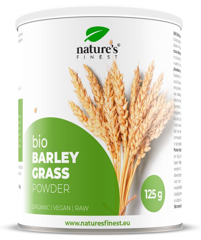 Nature's Finest Erba d’orzo in polvere Bio 125 g