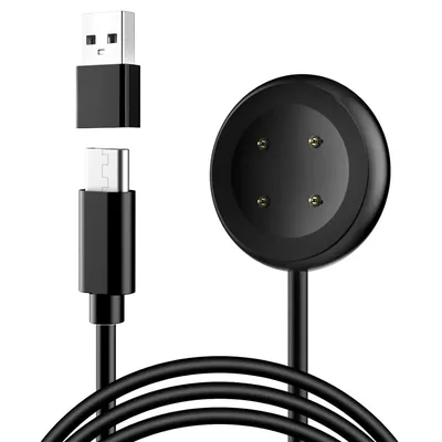 Charger for Fitbit Ace LTE Replacement Magnetic Charging Dock Cable for Google Pixel Watch 2 Smartwatch Black Charge Cord