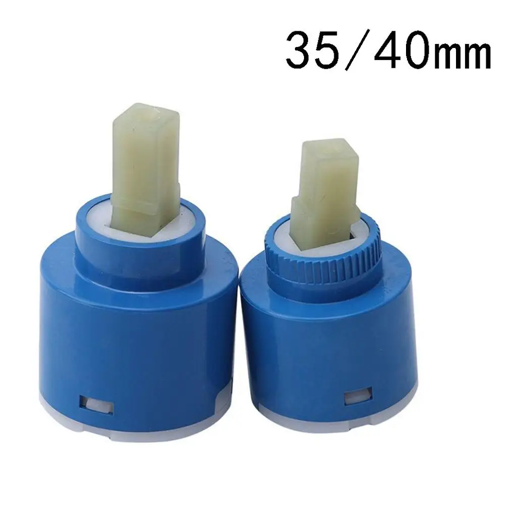 Rubinetto miscelatore a cartuccia a disco ceramico Rubinetto a cartuccia termostatica Valvola a disco Cartucce ceramiche in plastica Pp per miscelatore 35/40 mm