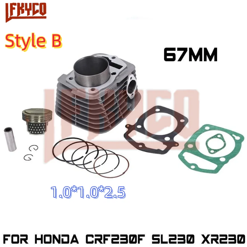 Kit de joints de piston pour moto Honda, pièces d