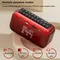 Tragbare FM Radio wiederauf ladbare Porta til Radios Recorder drahtlose Bluetooth 5,3 Lautsprecher Walkman Heavy Bass Freis prec heinrich tung MP3-Player