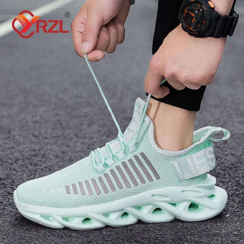 YRZL Männer Schuhe Bequeme Turnschuhe Frauen Atmungs Paar Laufschuhe Mesh Tenis Sport Schuhe Größe 36-46 Walking Turnschuhe männer