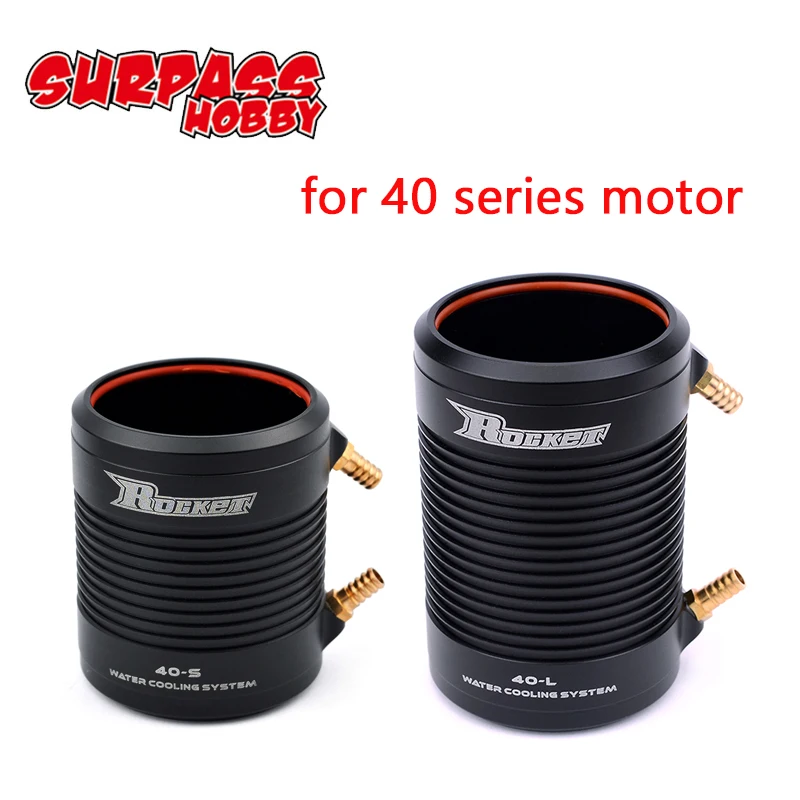SURPASS HOBBY Rocket Aluminium 40-S 40-L Wasserkühlungsmantelabdeckung für 4074 4082 4092 RC Boot Bürstenloser Motor