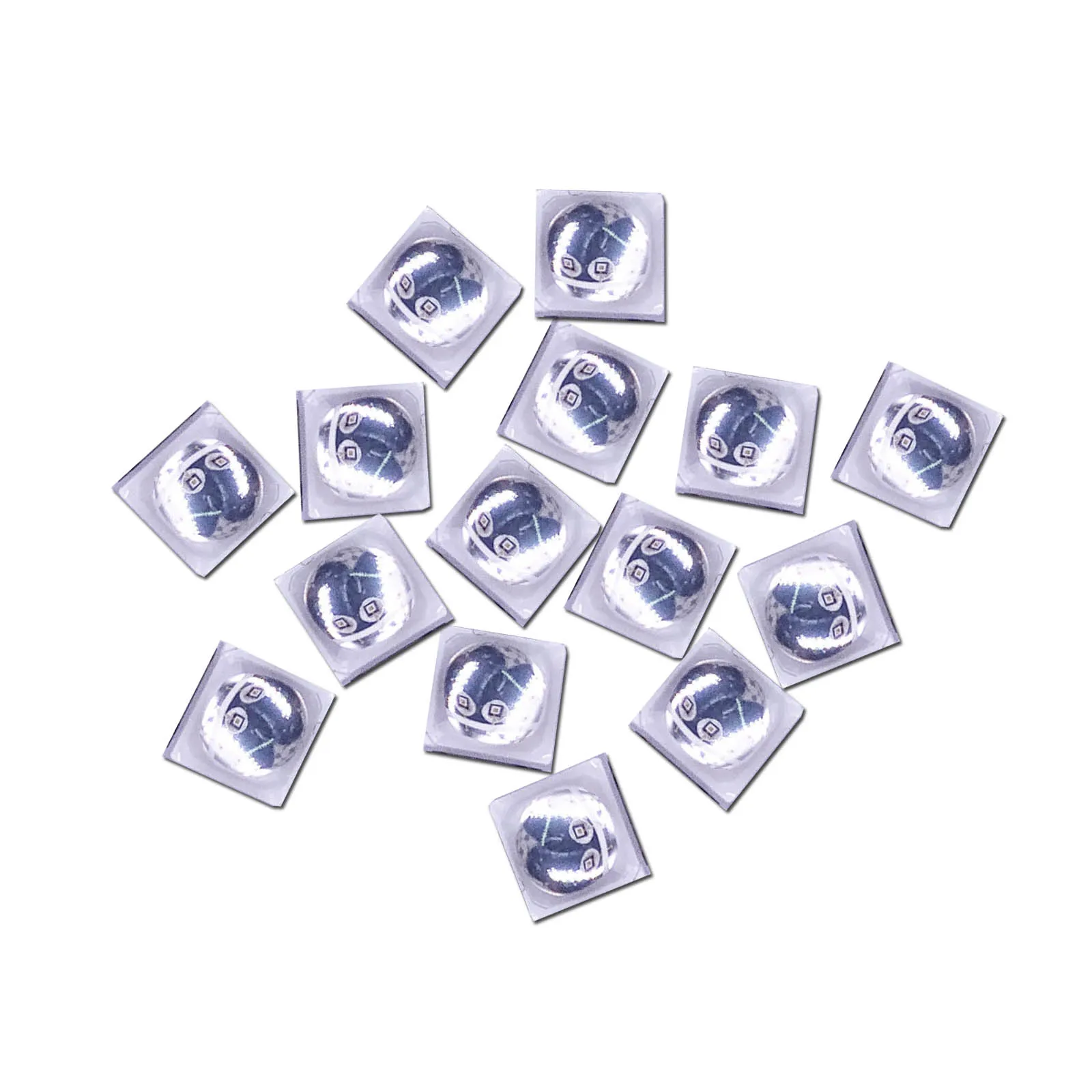 50 stücke 2W Epistar 365nm + 365nm + 405nm Drei Kristalle LED Dioden UV LED Nagel Lampe Perle SMD5050 5054 LED Lampe Für Nagel SONNE Maschine Image