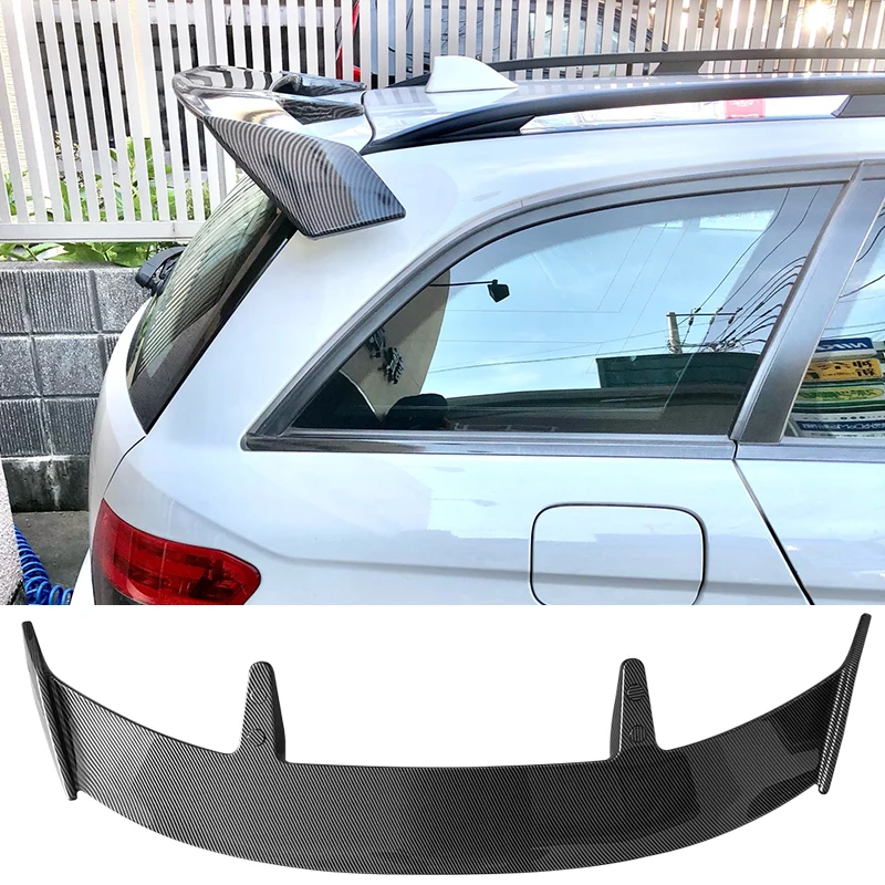 Spoiler für Benz S204 C200 C180 C260 C300 Reise modell Carbon Oberfläche Typ te Heckscheibe Flügel Kofferraum Zubehör Image