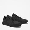 Sneaker TIMBERLAND "SENECA BAY LOW LACE UP SNEAKER", Gr. 40, schwarz (jet schwarz), Leder, sportlich, Schuhe, aus Leder