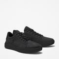 Sneaker TIMBERLAND "SENECA BAY LOW LACE UP SNEAKER", Gr. 43,5, schwarz (jet schwarz), Leder, sportlich, Schuhe, aus Leder