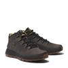 Schnürboots TIMBERLAND "SPRINT TREKKERMID LACE UP SNEAKER", Gr. 44, grau (castlerock), Leder, Synthetik, sportlich, Schuhe, Winterschuhe, Sneakerboots, Winterboots