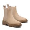 Chelseaboots TIMBERLAND "CORTINA VALLEY MID CHELSEA BOOT", Gr. 38,5, beige (light beige nubuck), Leder, sportlich, Schuhe, Stiefelette, Winterschuhe, Ankle Boots