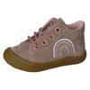 Lauflernschuh PEPINO BY RICOSTA "Kally", Kinder, Gr. 22, rosa (altrosa regenbogen), Leder, casual, Schuhe, Babyschuh, Pre Walker mit Stickerei, Größenschablone zum Download