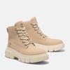 Schnürboots TIMBERLAND "GREYFIELD MID LACE UP BOOT", Gr. 36, beige (light beige nubuck), Leder, sportlich, Schuhe, Winterstiefel, Schnürstiefel, Winterschuhe