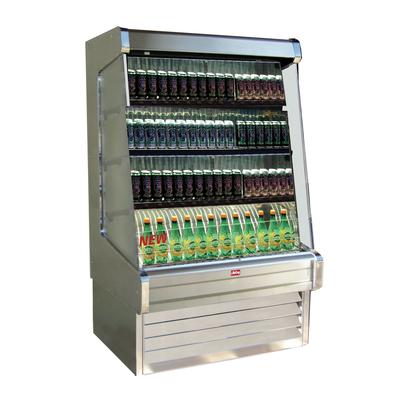 Howard-McCray SC-OD30E-4-SL-S 51" Vertical Open Air Cooler w/ 4 Levels, 115v, Silver