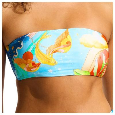Seafolly - Women's Aquarius Bandeau - Bikini-Top Gr 32 bunt