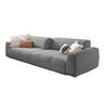 KAWOLA Big Sofa PALACE 3-Sitzer mit Sitztiefenverstellung Cord grau