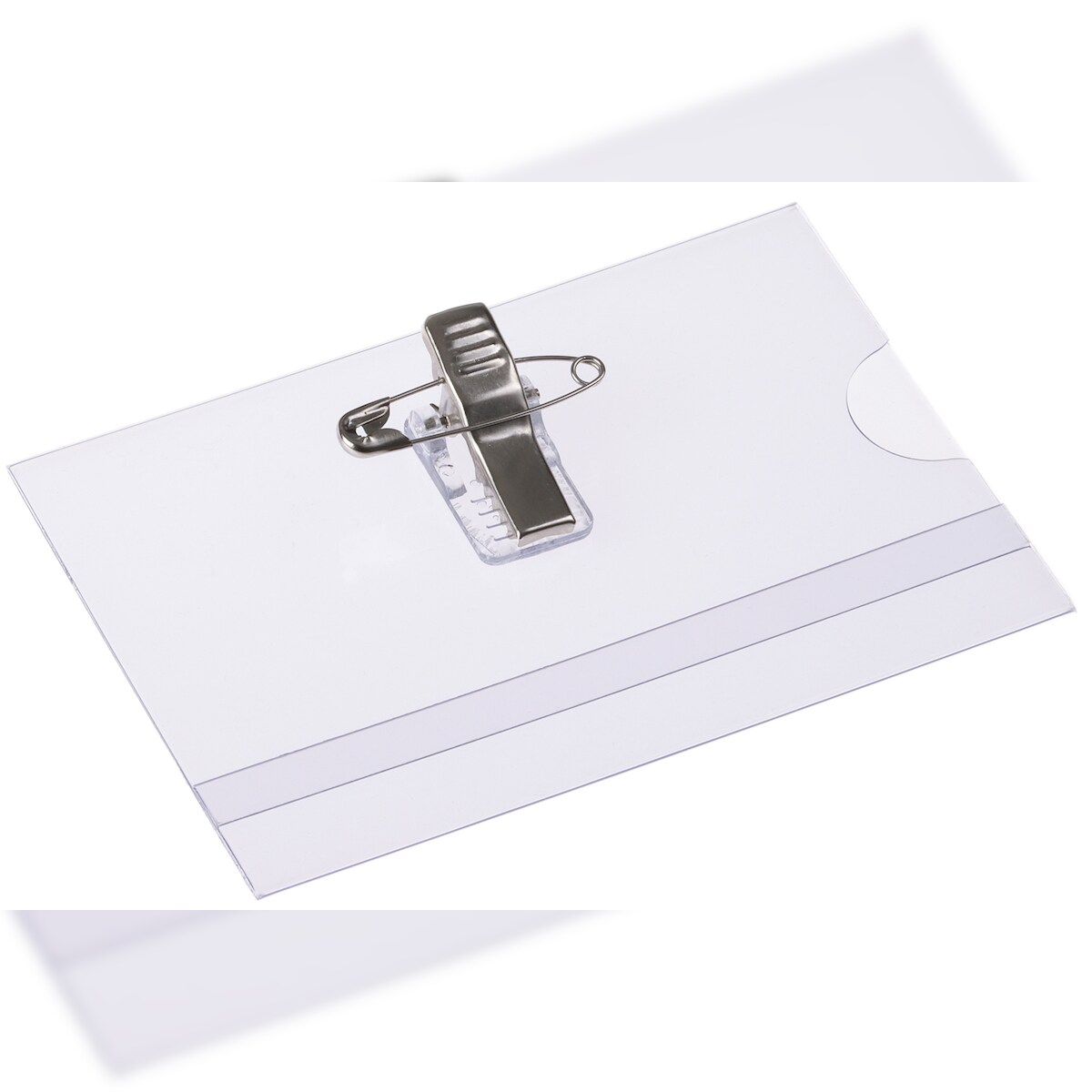 Europel Namenschild mit Kombiklemme 95x65mm / 24 Stück, 121261 Image