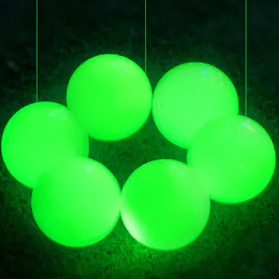 3/5pcs Luminous Night Golf Ball Bright Luminous Balls Glow in The Dark Fluorescent Golf Ball for