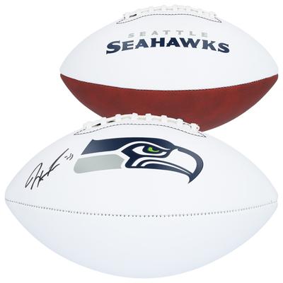 Jaxon Smith-Njigba Seattle Seahawks signierter Franklin White Panel Football Image