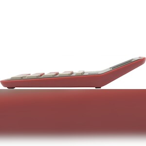 Genie Tischrechner 840BK 10-stellig dunkelrot Image