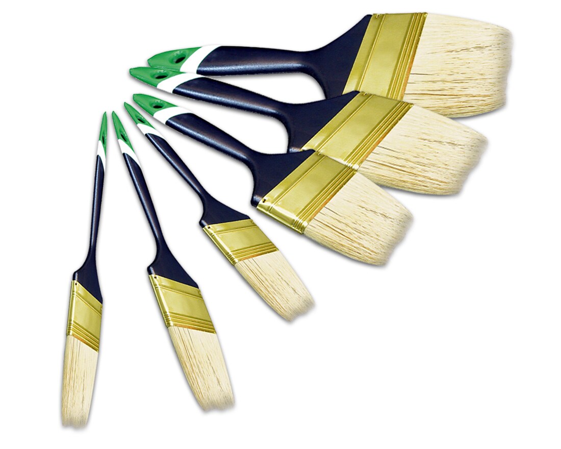 Vago-Tools 72 tlg Set Flachpinsel 25/38/50/63/75/100 mm je 12 Image