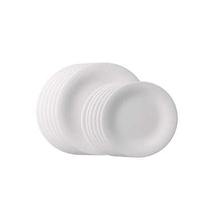 Teller-Set "Essential White", weiß, 12 tlg., Fine China-Porzellan, VIVO VILLEROY & BOCH GROUP, Geschirr-Sets, Made in Germany, Fine China Porzellan Image