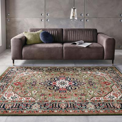 Teppich NOURISTAN "Skazar Isfahan" Gr. 31, grün, B:160cm H:9mm L:230cm, Polypropylen (PP), Teppiche, Kurzflor, Orient, Läufer, Vintage, Esszimmer, Wohnzimmer, Flur Image
