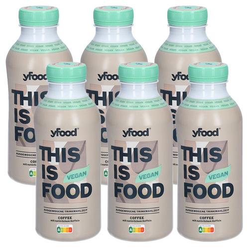 yfood Drink Vegan Coffee 6x500 ml Trinklösung