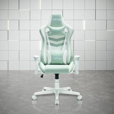 Sport Ergonomic Pastel Gaming Chair with Pocket Spring Cushion, Mint