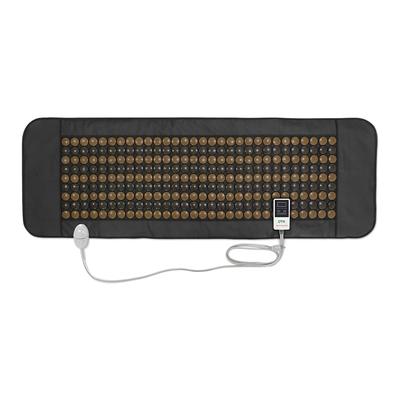 UTK 70" x 24" Tourmaline Stone Infrared Pain Relief Heating Mat w/ Remote, Black
