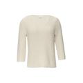 s.Oliver Black Label Strickpullover Damen WHITE, Gr. 40, Polyester, Pullover aus Effektgarn | 2146896.02X1.32