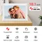 Cornice per foto digitale WIFI da 10 pollici APP Frameo con memoria 32G per la condivisione della vita familiare, regalo per Loved One (se il colore nero, per favore)