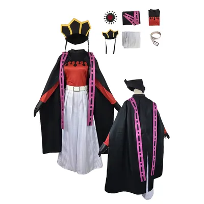 Erwachsene Douma Cosplay Rollenspiel Umhang Hut Anime Teufel Mörder Rollenspiel Kostüm Outfits Image