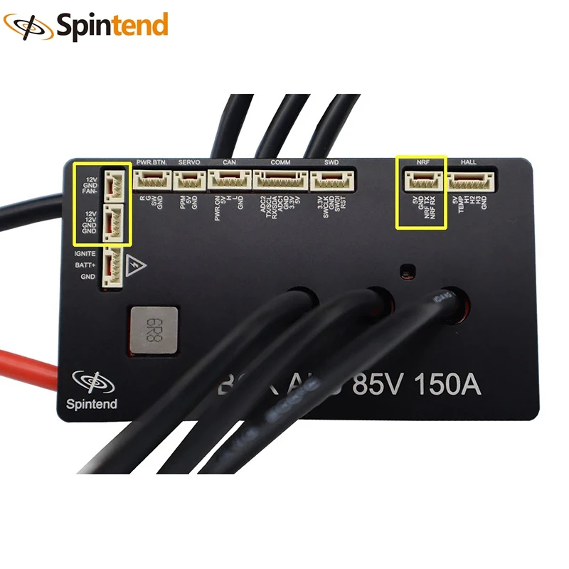 Spintend 85 V 150 A einzelner Ubox-Motorcontroller basierend auf VESC mit 100 V MOSFET BMI 160-Modul für Elektroroller Ebike Onewheel Image