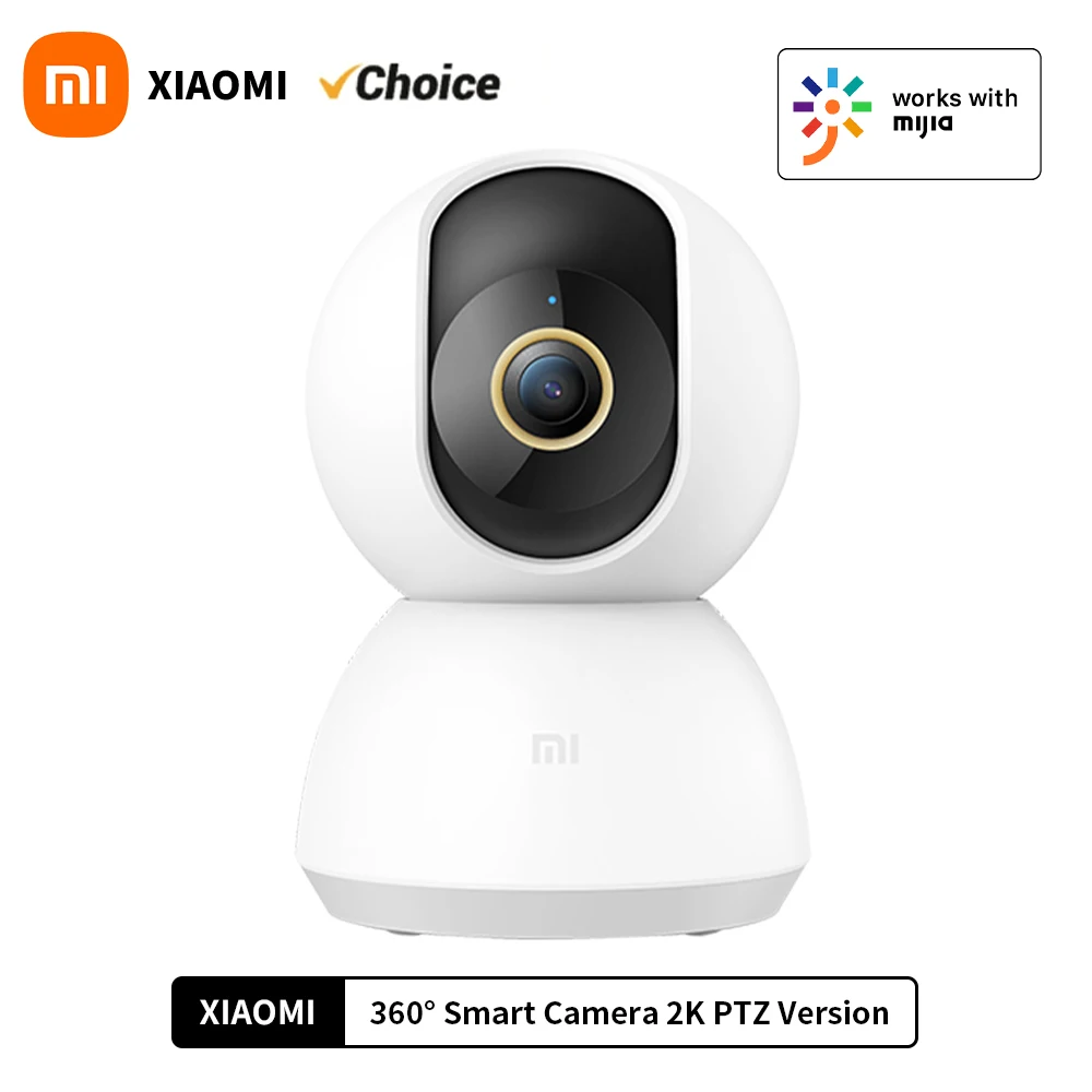 Xiaomi 360 ° Smart Home Überwachungs kamera mi ptz 2k Webcam 1296p 3 Megapixel ai menschliche Erkennung Nachtsicht Webcam Arbeit mit Miji Image