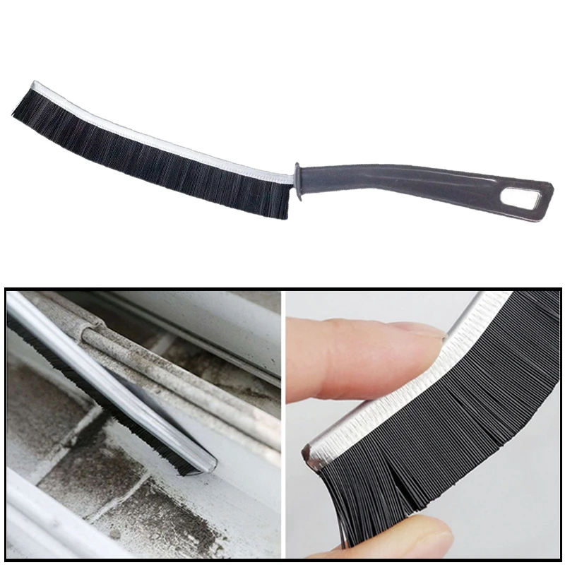 Lange Lücke Reinigungs bürste für Auto Haushalt Fliesen schmale Gelenke Borsten Spalten Reiniger Bürste langlebige Autozubehör Interieur Image