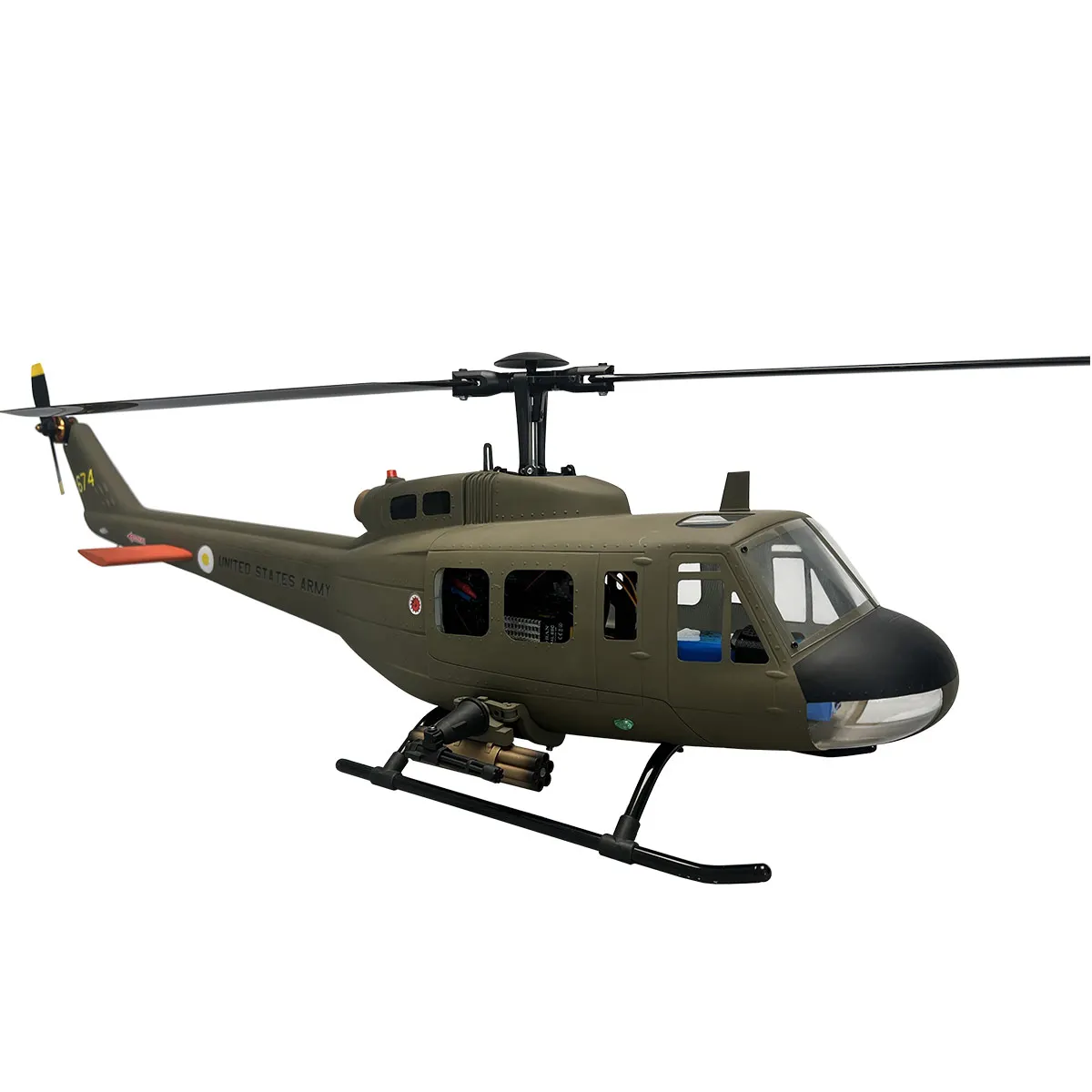ROBAN 470 Größe UH1D Hubschraubermodell RC Hubschrauber GPS-Modus X2 Kampfsteuerung RC Hubschrauber (ARF-Version)