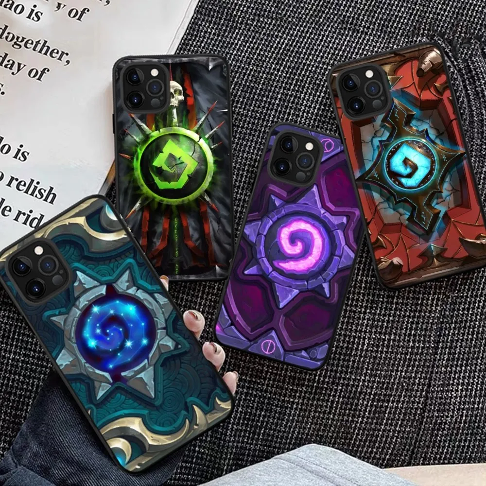H-Hearthstones Mauspad für iPhone 15 6 7 8 Plus 11 12 13 14 Pro SE 2020 MAX Mini X XS XR Rückseite Funda Cover Image