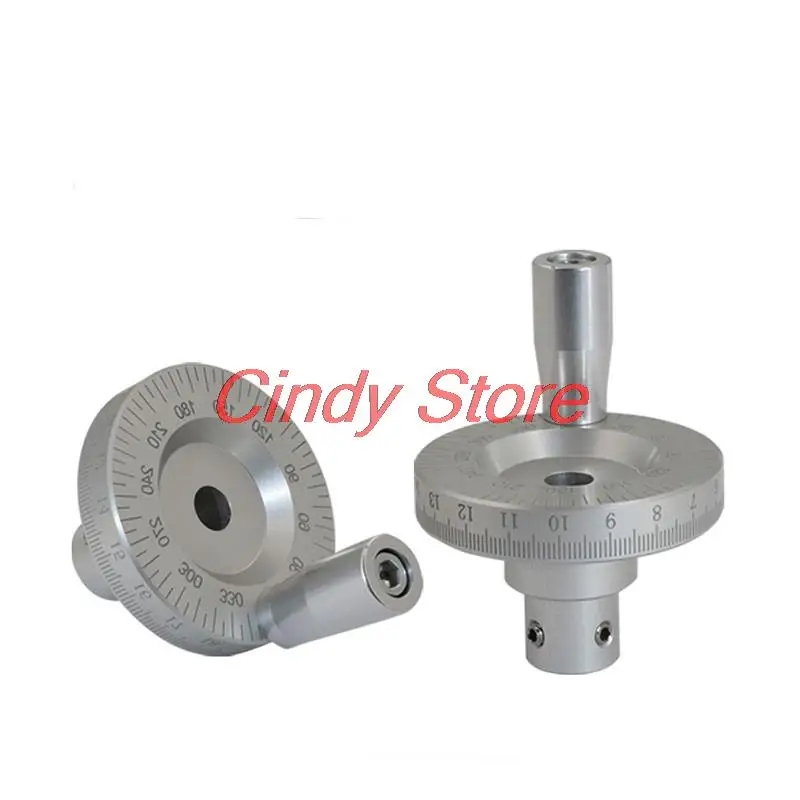 Aluminiumlegierung, solide runde Skala, Fräser, Handrad, Bohrung 5, 8, 10, 12 mm, CNC-Drehmaschine, Schleifer, mechanisches Zubehör, Handrad Image