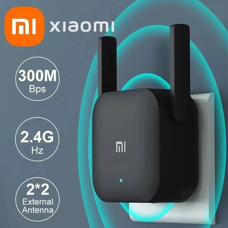 Neueste Original Xiaomi Wifi Verstärker Pro 300M 2,4G Repeater Netzwerk Expander Range Extender Roteader Mi Wireless Wi-Fi router Image