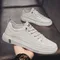 White Leather Casual Shoes Men's Oxford Shoes Jogging Shoes Men's Breathable Tenis Sports Shoe for